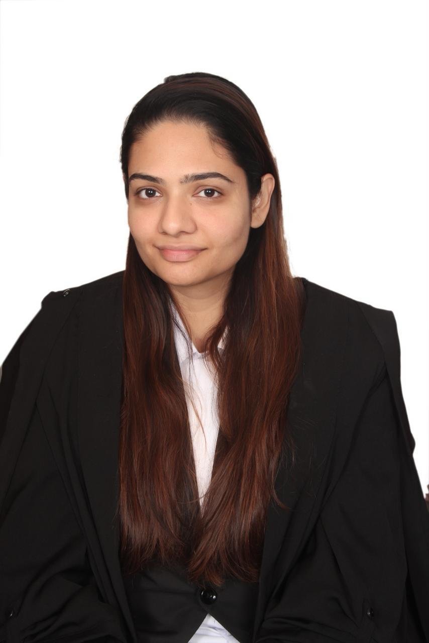 Anushree Agarwal, Advocate, at her desk in chambers